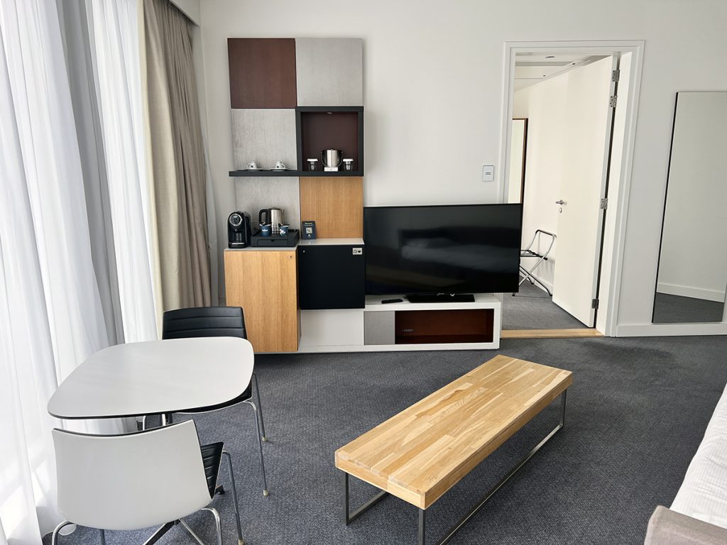 Photo of suite living area