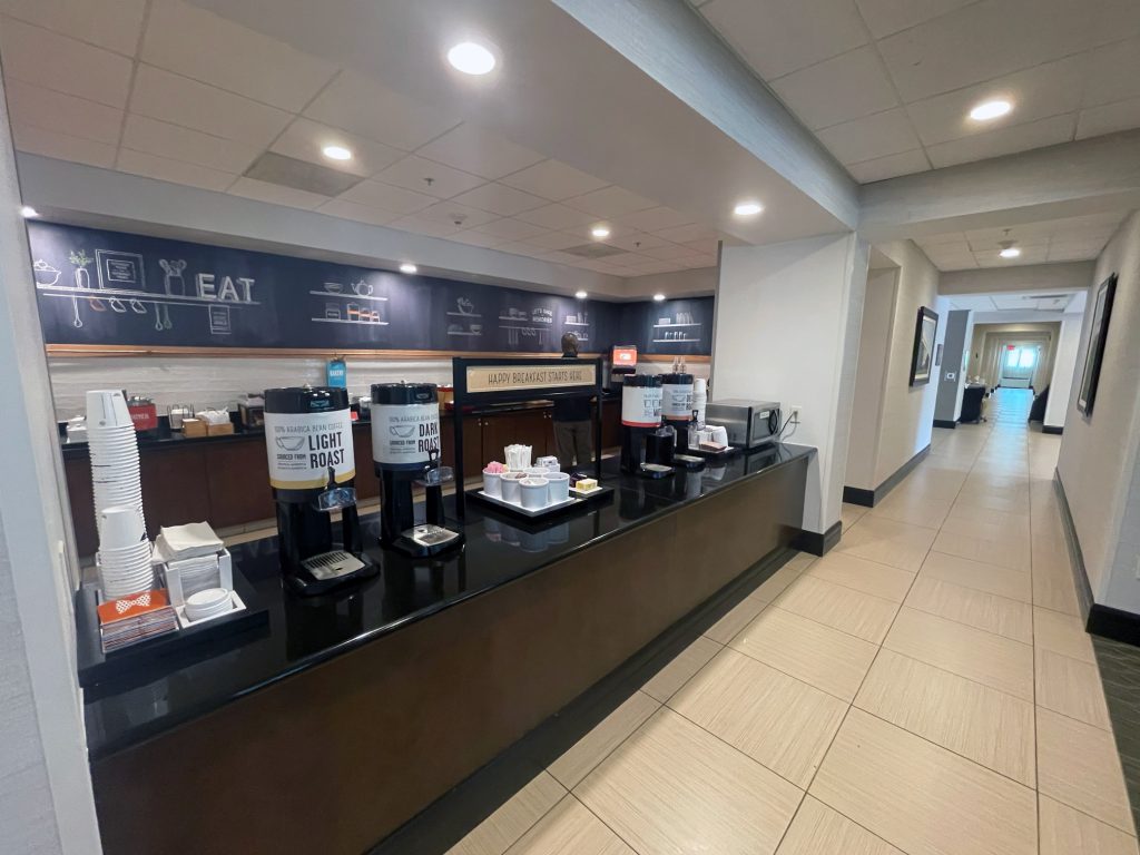 Coffee bar at Hampton Inn National Harbor