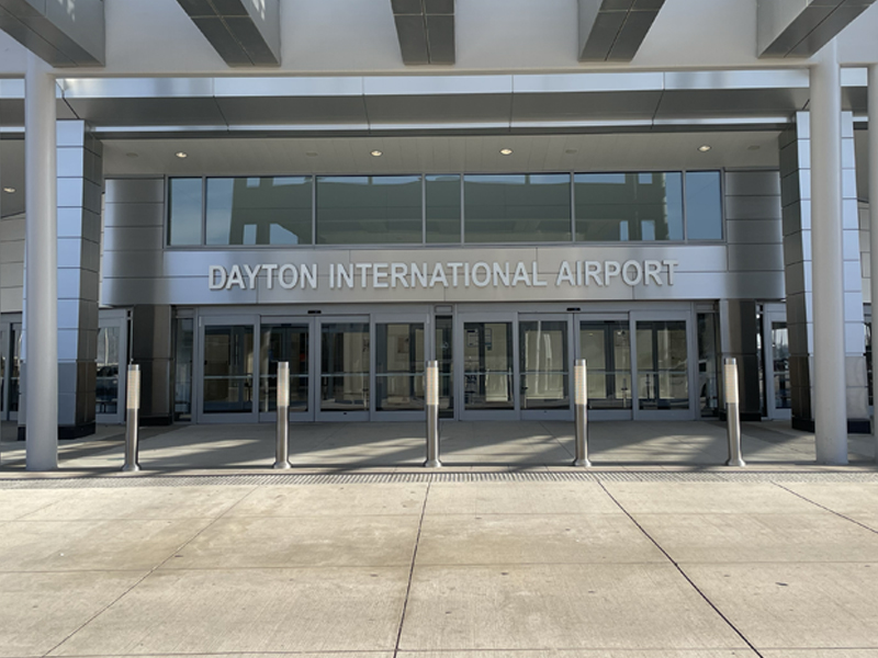 Dayton Airport entrance