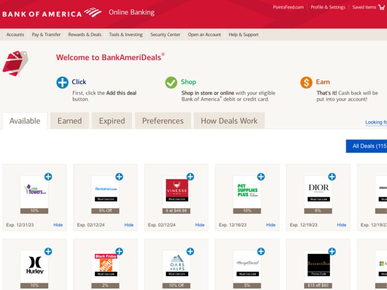 How To Use BankAmeriDeals for Cashback [2024]