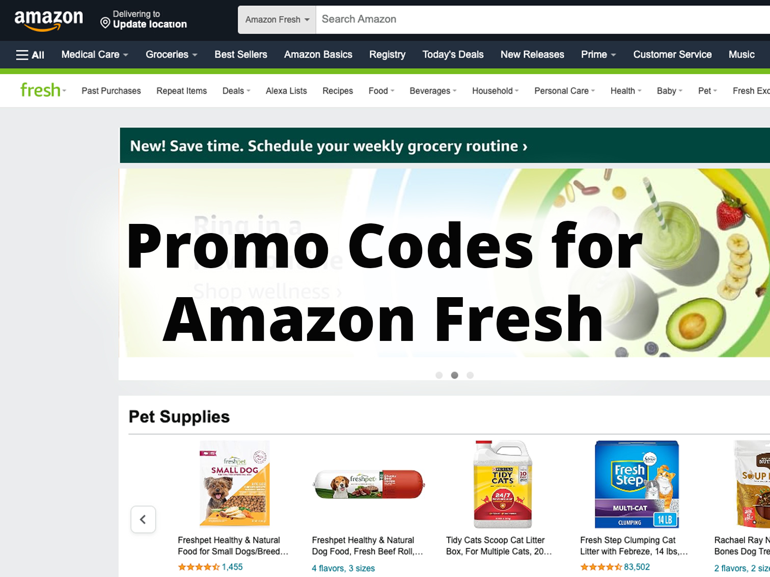 Amazon Fresh Promo Codes
