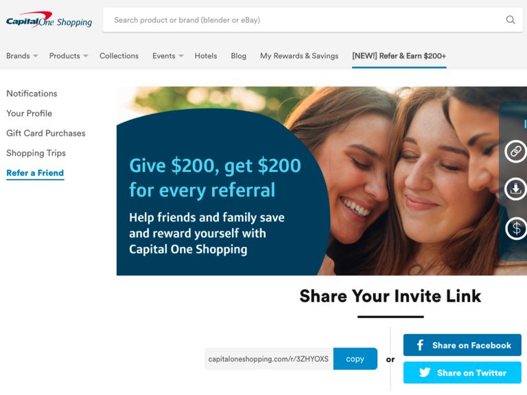 $40 Capital One Shopping Referral [Dec 2023]