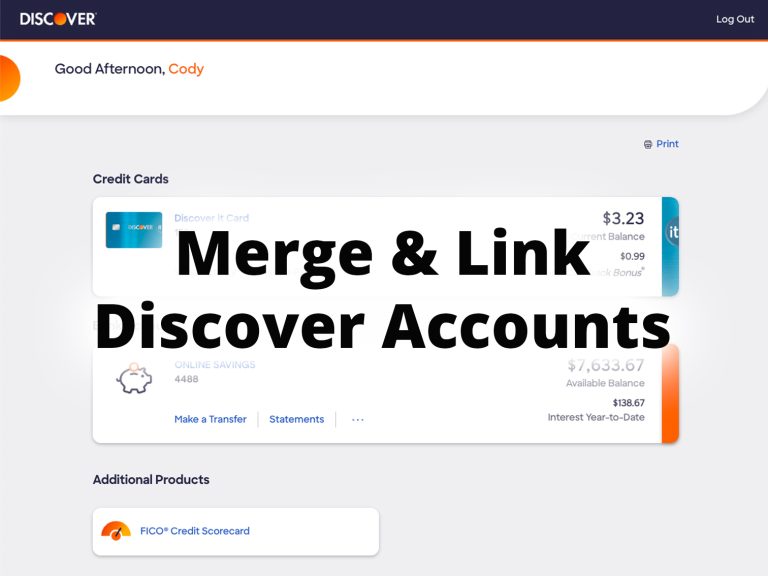 How To Merge & Link Discover Accounts [2023]