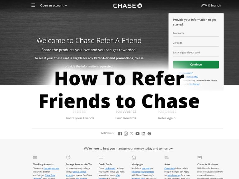 How To Refer Friends to Chase [2024]