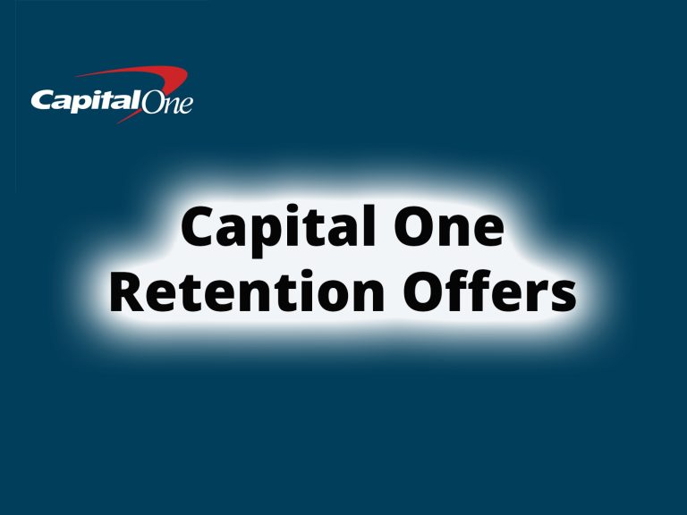 Retention offers and data points for Capital One credit cards