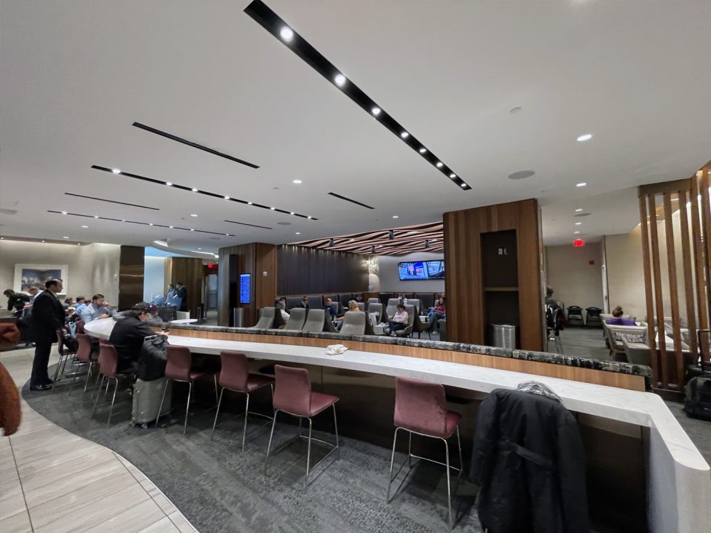 Concourse A SkyClub downstairs