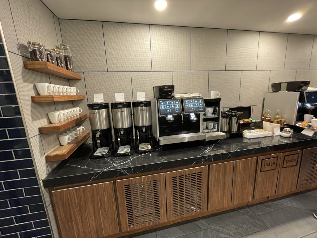 Coffee bar at the Las Vegas Centurion Lounge