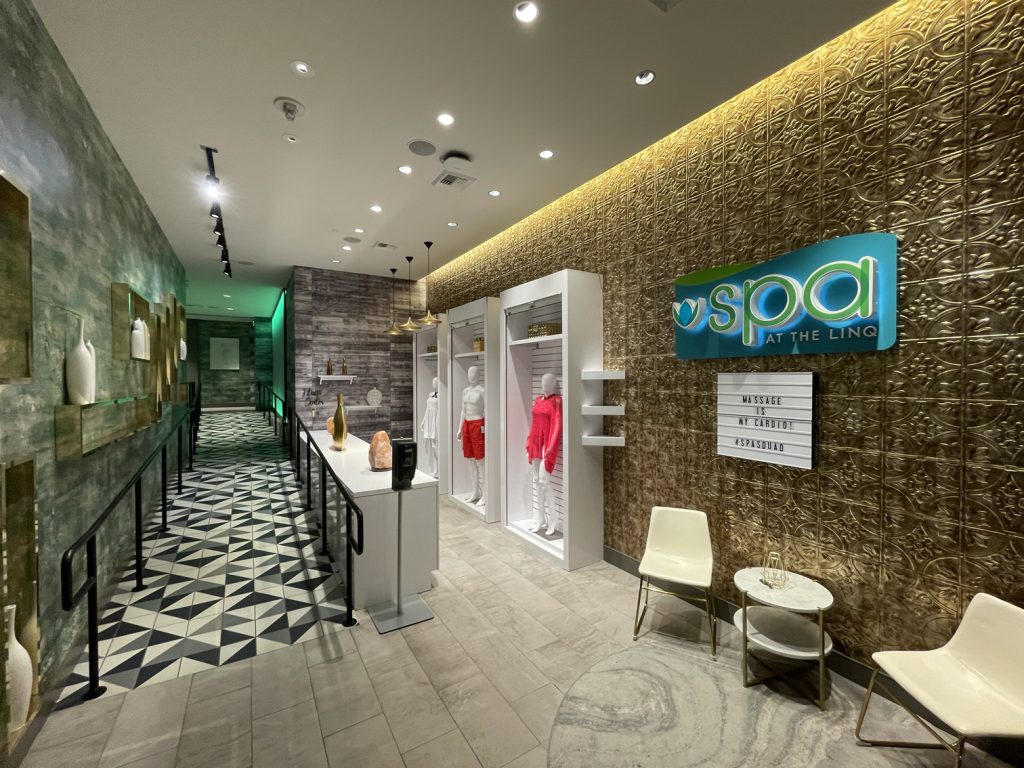 The LINQ hotel spa entrance