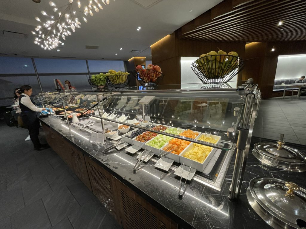 Buffet at the Las Vegas Centurion Lounge