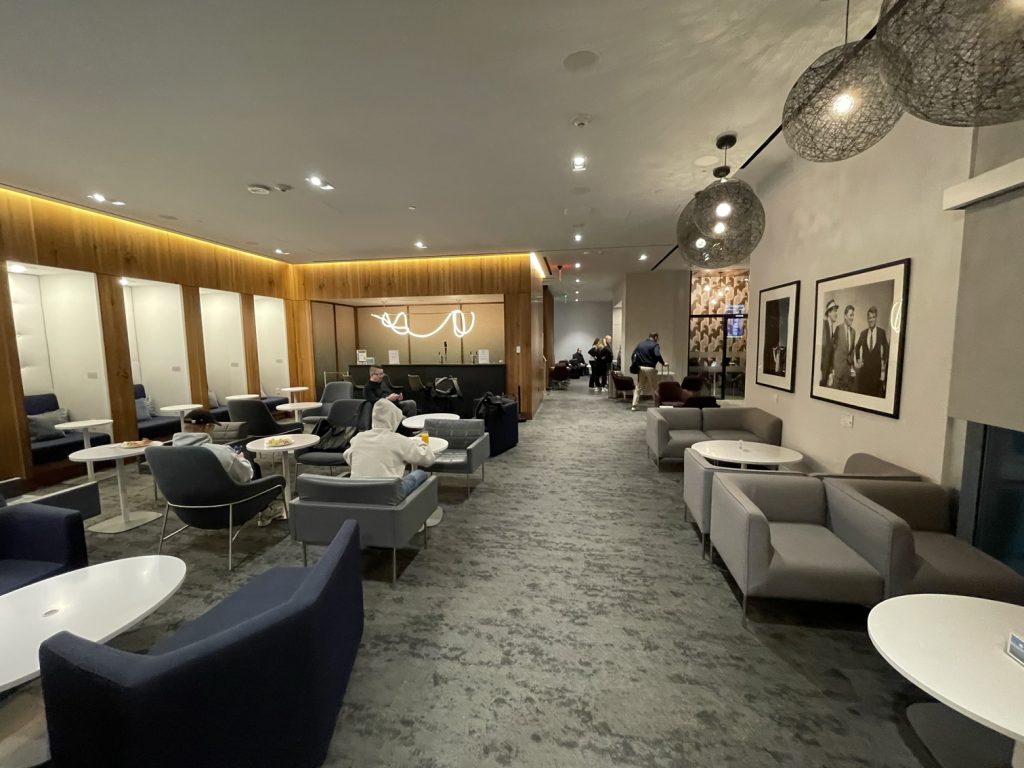 Seating in the Las Vegas Centurion Lounge