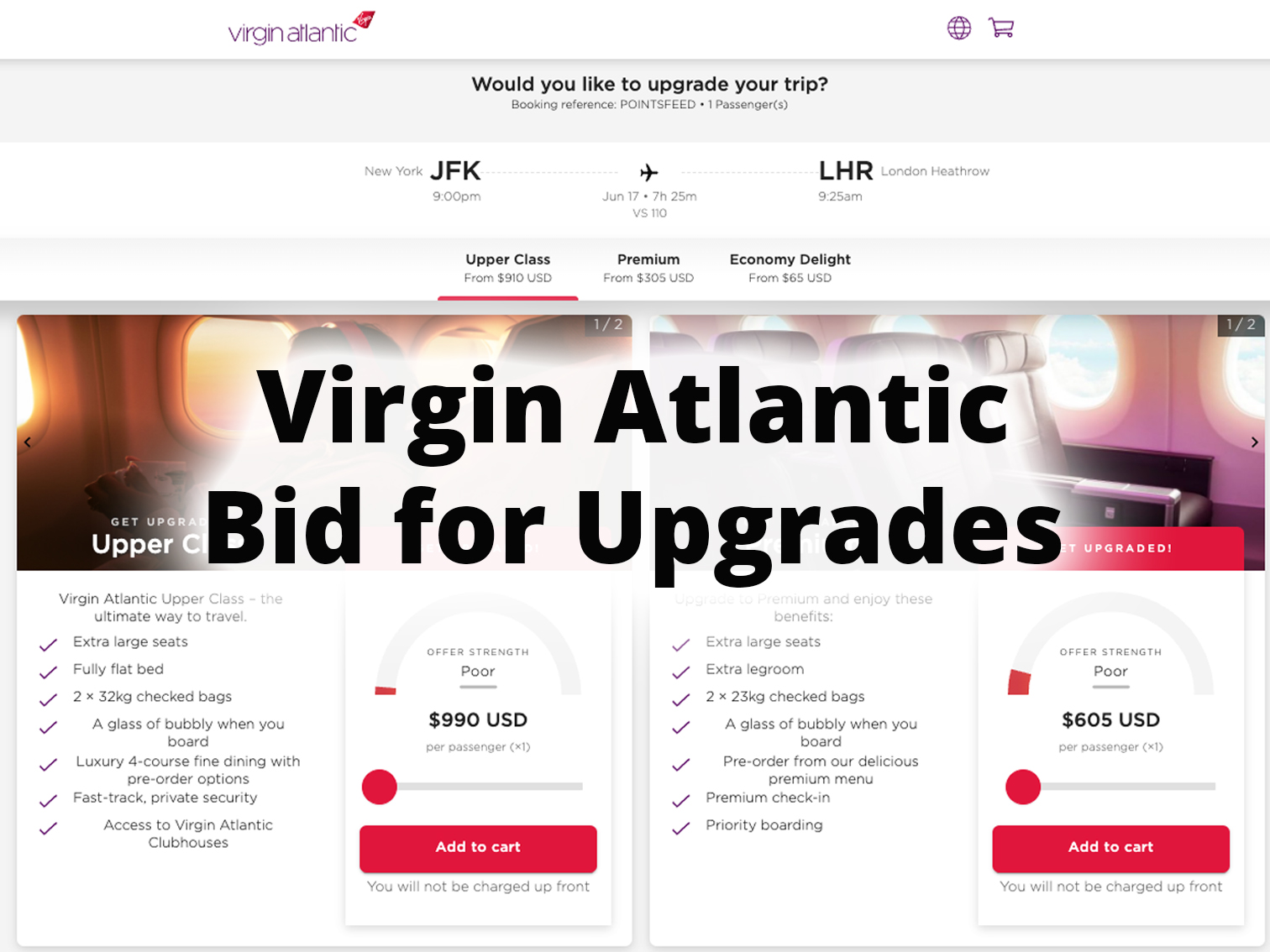 Virgin Atlantic Bid for Upgrades