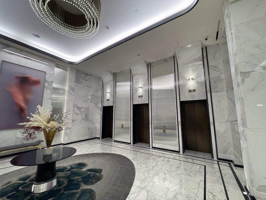 Elevators at the Waldorf Astoria Las Vegas