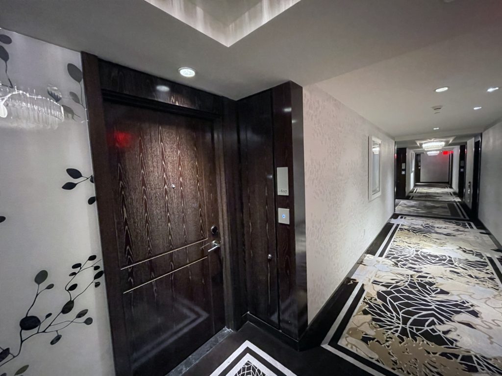 Hallway at Waldorf Astoria Las Vegas