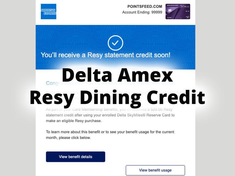 How to use the monthly Delta Amex Resy dining credit